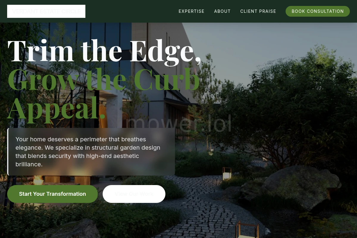 Fence Garden Design
