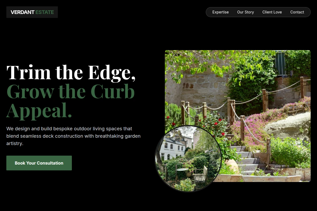 Deck Garden Design