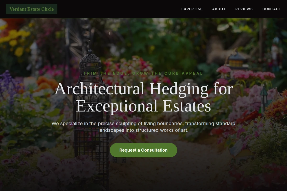 Hedge Garden Design