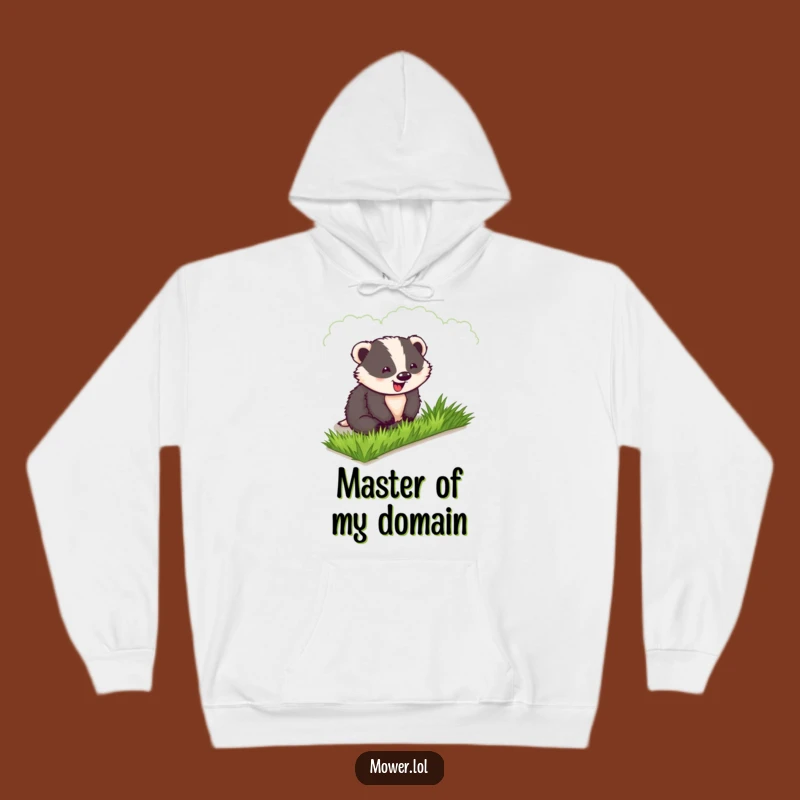 Funny Badger Cozy Hoodie: Hilarious Gardener Sweatshirt, Ideal Funny Gift
